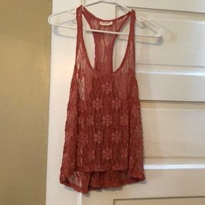 Lace tank top